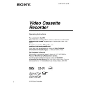 Sony SLV-N500 manual cover