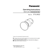 Panasonic ET-ELW22 manual cover