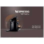 Nespresso Vertuo Plus My Machine manual cover