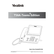 Yealink T56A manual cover