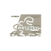 Yamaha YFM45FGX Grizzly 450 2008 manual cover
