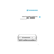 Sennheiser AC 3000-EU manual cover