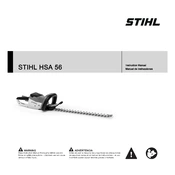 Stihl HSA 56 manual cover