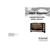 Singer SICO34H manual cover