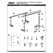 Thule Xsporter Pro 500 manual cover