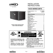 Lennox 13GCS manual cover