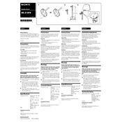 Sony WS-X10FB manual cover