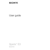 Sony D2243 Xperia E3 manual cover