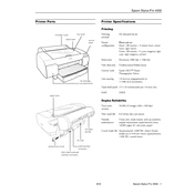 Epson Stylus Pro 4000 Professional manual cover