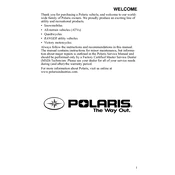 Polaris Sportsman Touring 800 Quadricycle manual cover