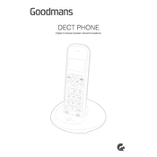 Goodmans B&M Single Dect Phone 305999 manual cover