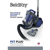 Beldray BEL0812N Pet Plus Multicyclonic manual cover