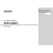 Denon AVR-5308CIA AVR-5308CI manual cover