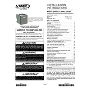 Lennox 13HPX manual cover