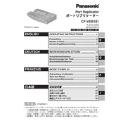 Panasonic CF-VEB181 manual cover