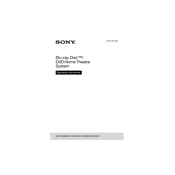 Sony BDV-E2100 manual cover