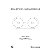 Goodmans B&M Dual Qi Wireless Charging Pad 364133