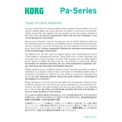 KORG Pa600 manual cover