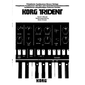 KORG TRIDENT manual cover