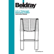 Beldray LA042071 3.2 Metre Telescopic Extension Ladder manual cover