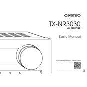 Onkyo TX NR3030 manual cover