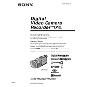 Sony DCR-TVR940 manual cover