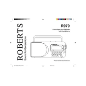 Roberts R979 Analogue 0 manual cover