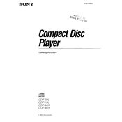 Sony CDP-190 manual cover