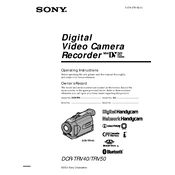 Sony DCR-TRV40 manual cover