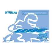 Yamaha WR25RK, WR25RKC WR250R 2019 manual cover