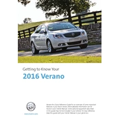 Buick Verano 2016 manual cover