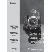 Canon VIXIA HF R10 manual cover