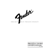 Fender Princeton Chorus 22-5700 Amplifier manual cover