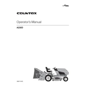 Countax A Series A230D 2013 Tractor manual cover