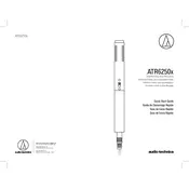 Audio-Technica ATR6250x Microphone manual cover