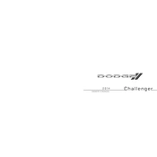 Dodge Challenger 2014 Coupe manual cover