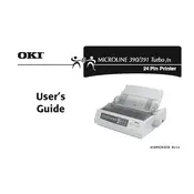 Oki Microline 391 Turbo Printer manual cover