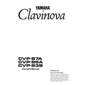 Yamaha Clavinova CVP-83S Piano manual cover