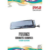 Pyle PHARM21 Harmonica manual cover