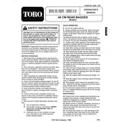 Toro Recycler 48-cm 20902B Mower manual cover