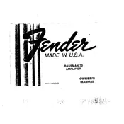 Fender Bassman 70 1977 Amplifier manual cover