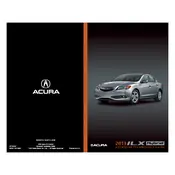 Acura ILX Hybrid Base 2013 Sedan manual cover