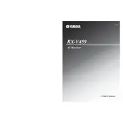 Yamaha RX-V459 Receiver manual cover