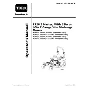 Toro Z Master Z528 74237 Mower manual cover