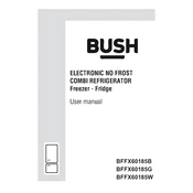 Bush BFFX60185G Refrigerator manual cover