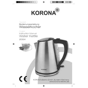 Korona 20304 Kettle manual cover