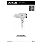 Sencor SHD 8100GD Hair Dryer manual cover