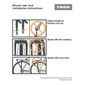 Trek Rear Rack Bike Accessory manual cover