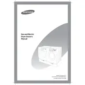 Samsung DV2C6B Dryer manual cover