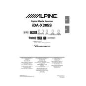 Alpine IDA-X305S manual cover